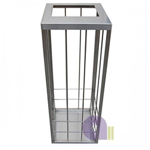 사각지하철휴지통/SBR/사각스텐휴지통/쓰레기통/봉투걸이형/90L