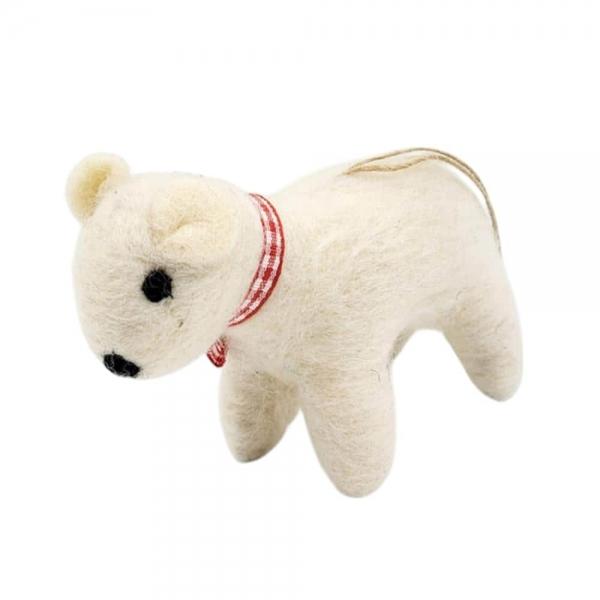 인도산 WOOL 핸드메이드 키링 강아지