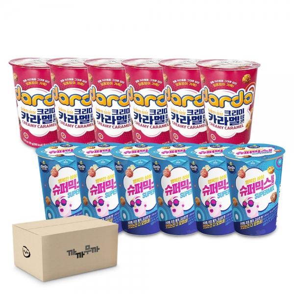 커널스 슈퍼믹스 55g x 6개 크리미 카라멜 65g x 6개