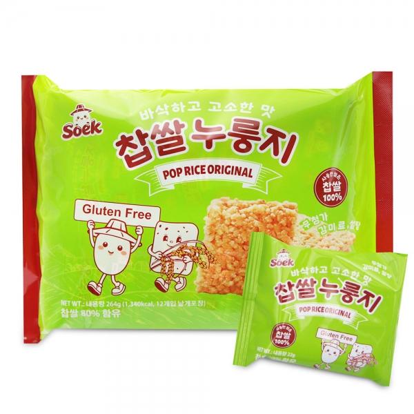 찹쌀 누룽지 바삭하고 고소한 맛 264g 추억의과자