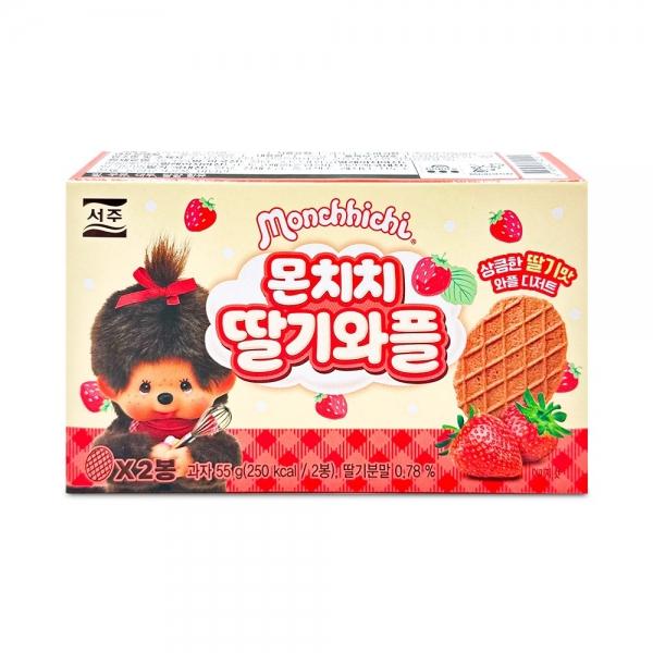 서주 몬치치 딸기와플 55g