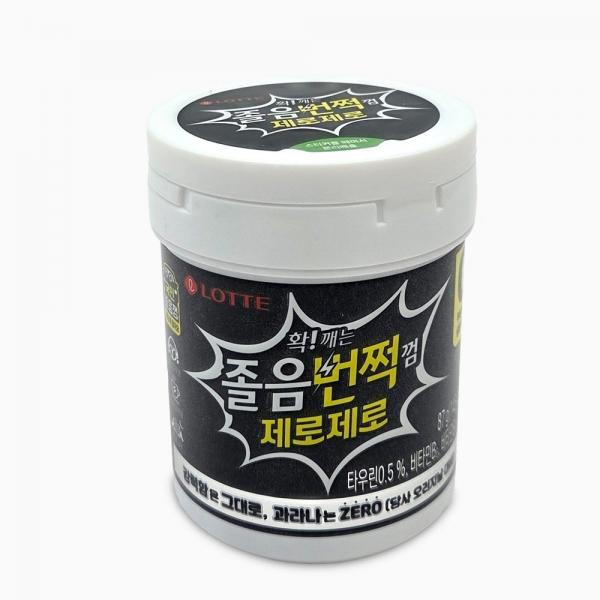 롯데 제로제로 졸음 번쩍껌 87g