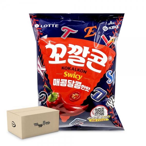 롯데 꼬깔콘 매콤달콤한맛 67g (1박스-12개)