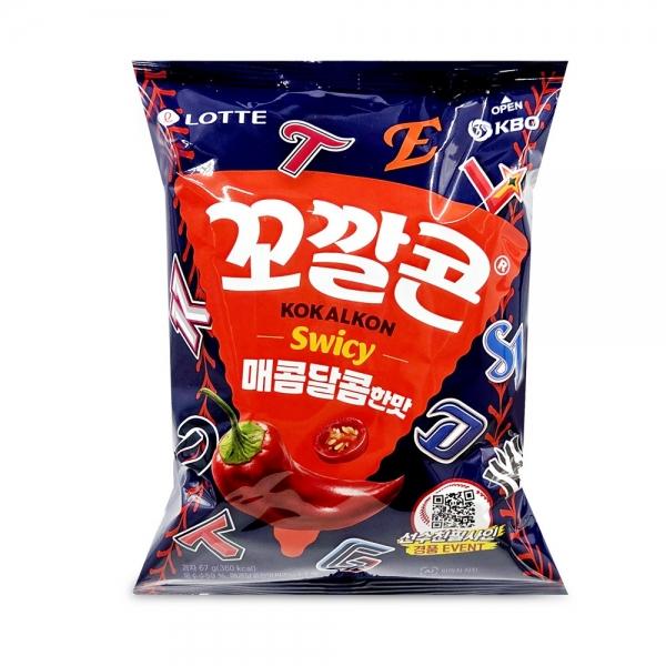 롯데 꼬깔콘 매콤달콤한맛 67g