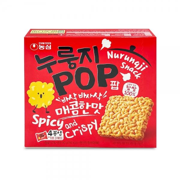 농심 누룽지팝 매콤한 맛 142g