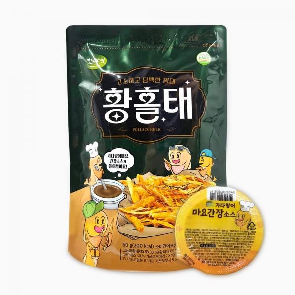바다소리  황홀태 60g 고단백 영양안주