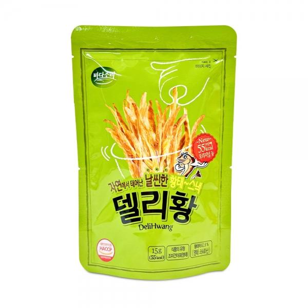 바다스낵 델리황 오리지널 뉴15g 황태스낵