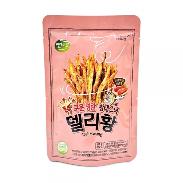 바다스낵 델리황 명란구이맛 20g 황태스낵