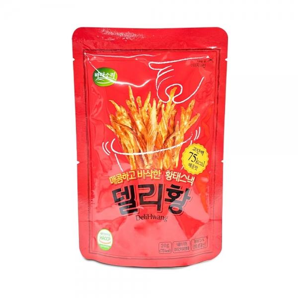 바다스낵 델리황 매운맛 20g 황태스낵
