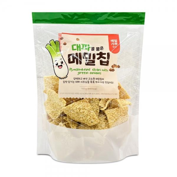 싱싱 대파를 품은 메밀칩 160g 대용량 버큇칩