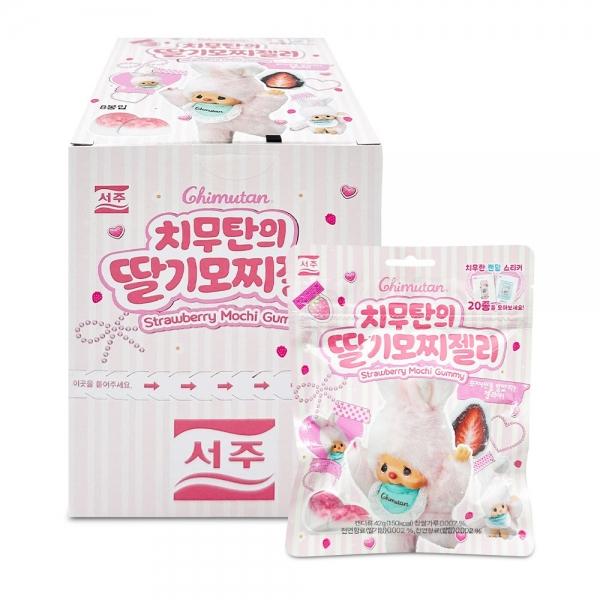 서주 치무탄의 딸기 모찌 젤리 42g x 8개 (1통)