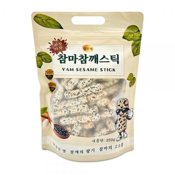검은깨 참마 참깨 스틱 250g 검은깨 웰빙 스낵