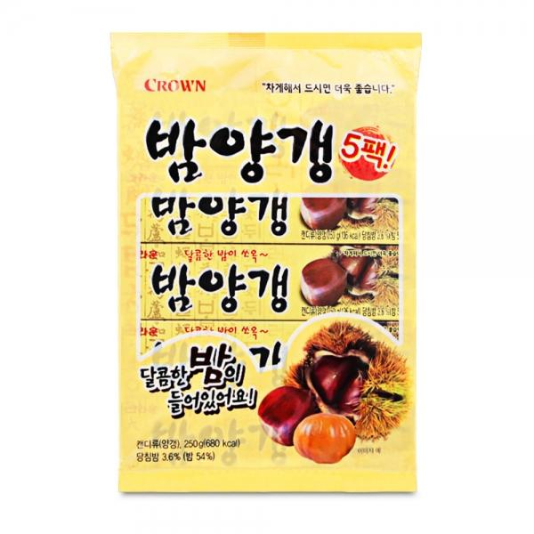 크라운 밤양갱 250g (50g x 5개입) 연양갱