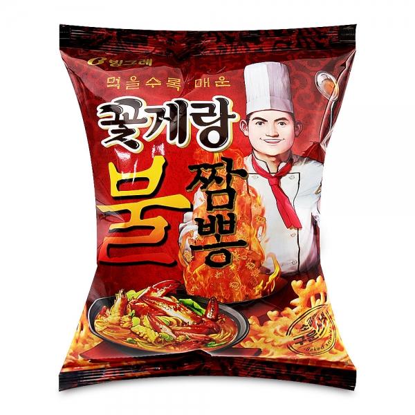 빙그레 꽃게랑 불짬뽕 70g