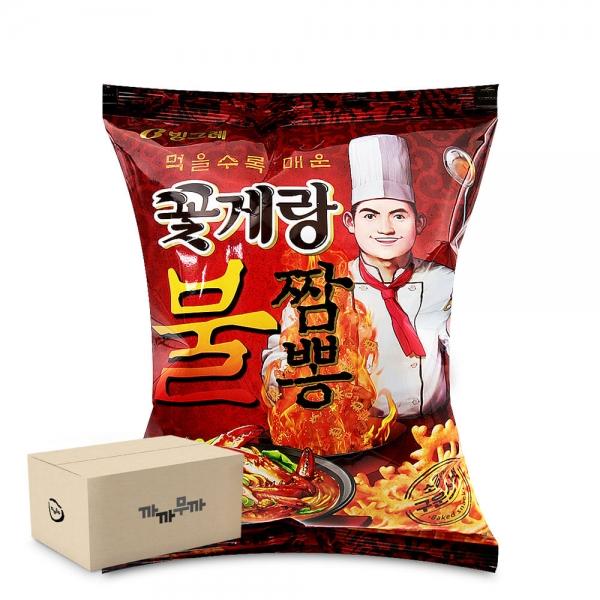 빙그레 꽃게랑 불짬뽕 70g (1박스-16개)