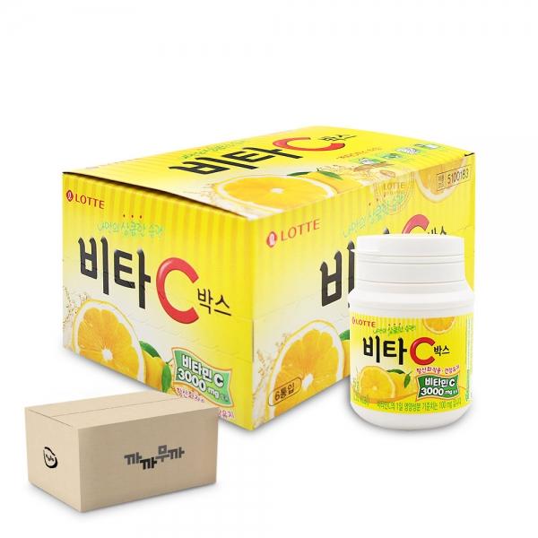 롯데 비타C박스 65g x 6개 (1박스-4통) 비타민C 캔디