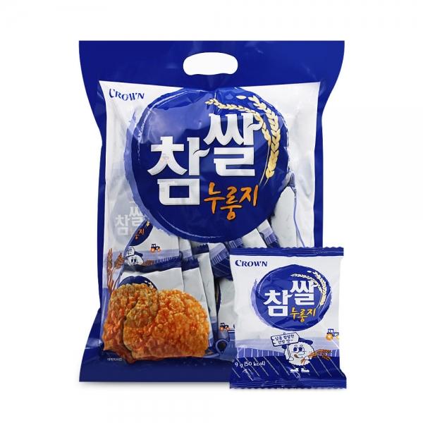 크라운 참쌀 누룽지 간장맛 216g