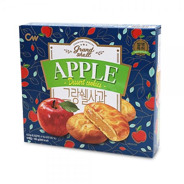 청우 그랑쉘 사과 쿠키 195g