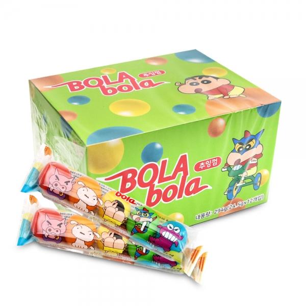 볼라볼라 짱구 추잉껌 24.5g x 12개 (1통)
