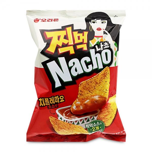 오리온 찍먹 나쵸 치폴레마요 소스맛 168g