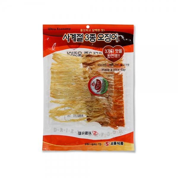 서울식품 사계절 3종 오징어 75g 불고기 버터 맥반석 안주