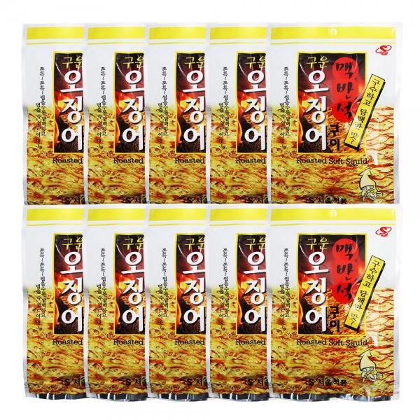 서울식품 맥반석구이 구운 오징어 30g x 10개