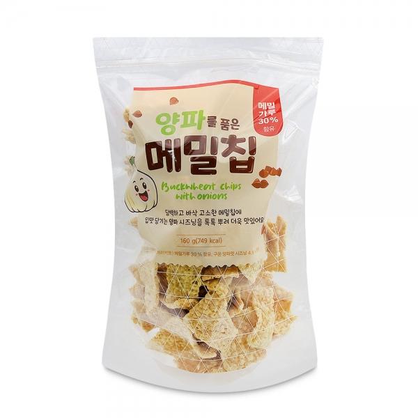 싱싱 양파를 품은 메밀칩 160g 대용량 버큇칩