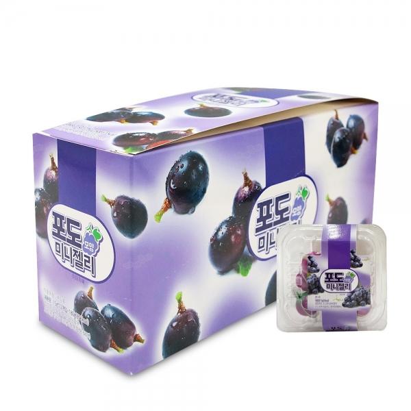 포도 모양 미니젤리 15g x 12개 (1통)