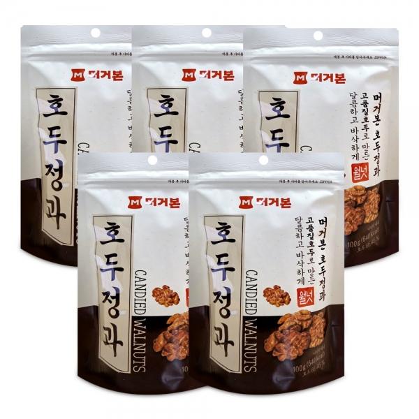 머거본 호두정과 100g x 5개 견과 전통과자 영양간식