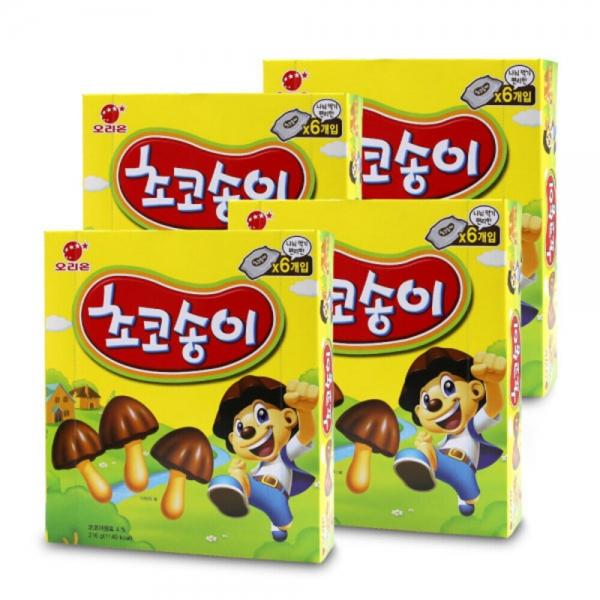 오리온 초코송이 216g (6p) x 4개
