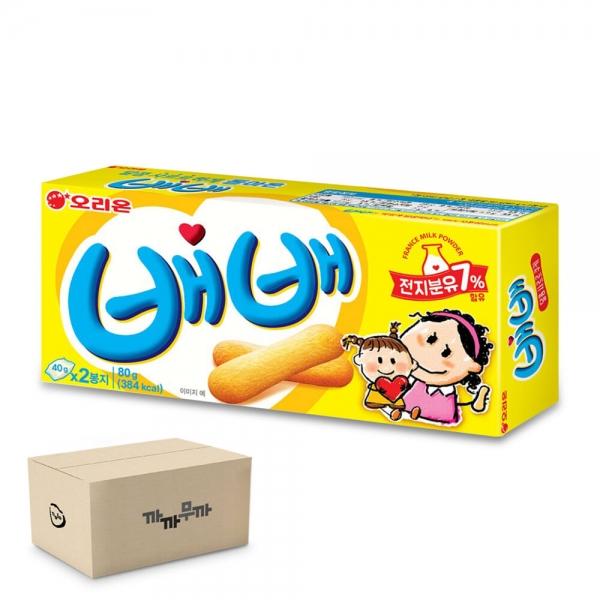 오리온 배배 80g (1박스-20개)