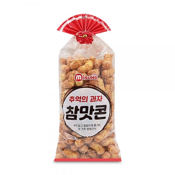 미성 추억의 과자 참맛콘 140g 대용량 뻥튀기