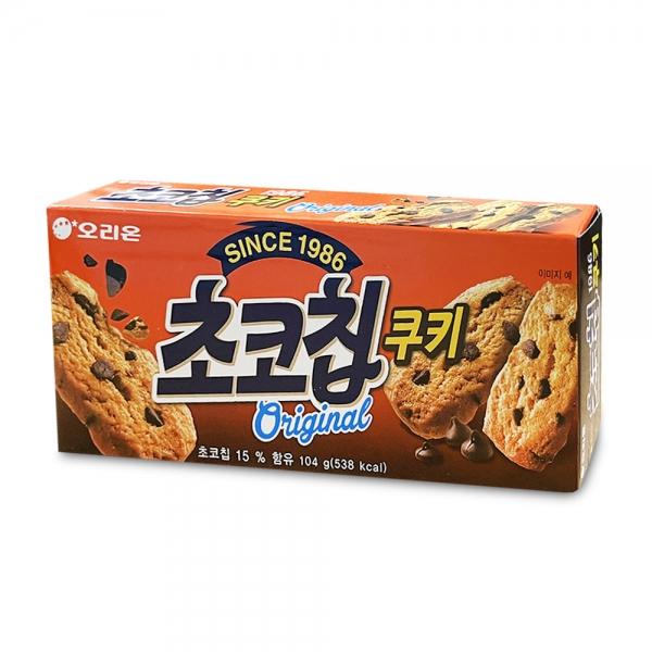오리온 초코칩 쿠키 104g 초코쿠키