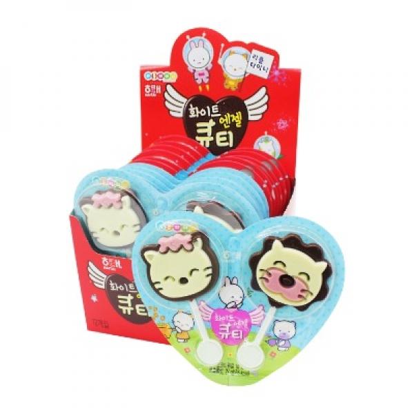해태 화이트엔젤 큐티 27g x 12개 (1통) 초콜릿