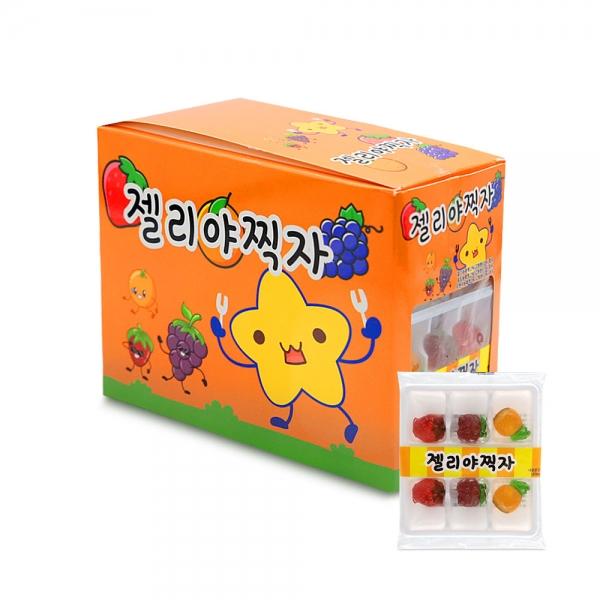 젤리야찍자 20g x 20개 (1통) 과일모양젤리