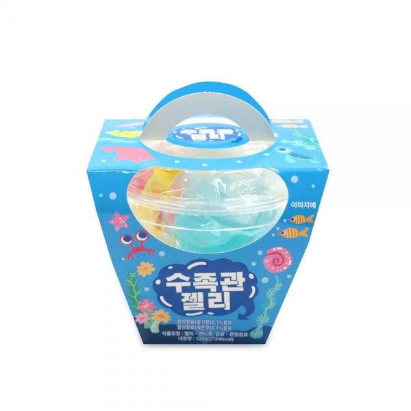 수족관 젤리 126g 물고기 모양 혼합음료 젤리