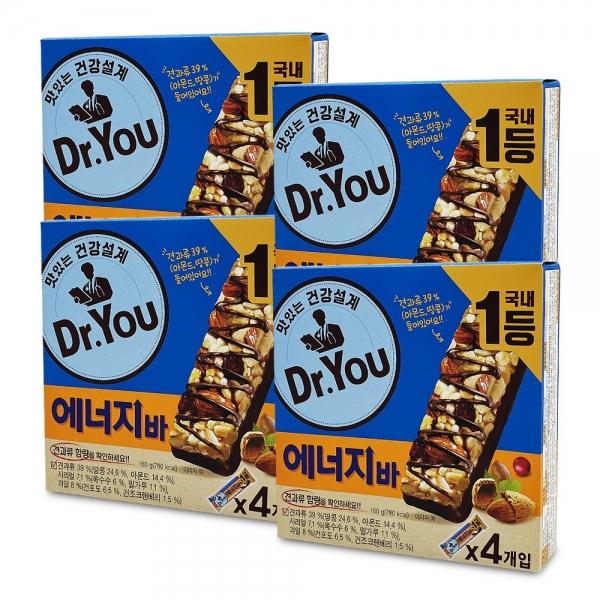 오리온 닥터유 에너지바 160g (4입) x 4개