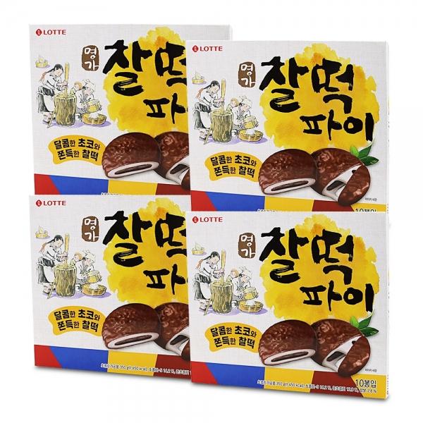 롯데 명가 찰떡파이 350g x 4개