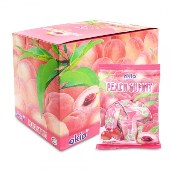 오키오 복숭아 구미 80g x 12개 (1통)