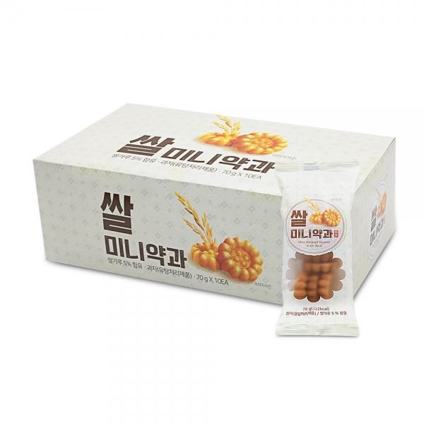 동화 쌀미니약과 70gx10개 (1통)