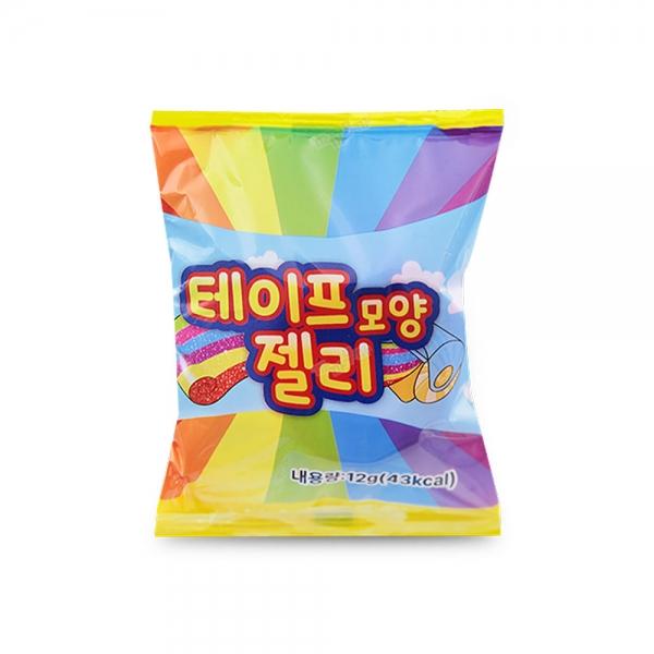 테이프 모양 젤리 12g 사우어 롤젤리