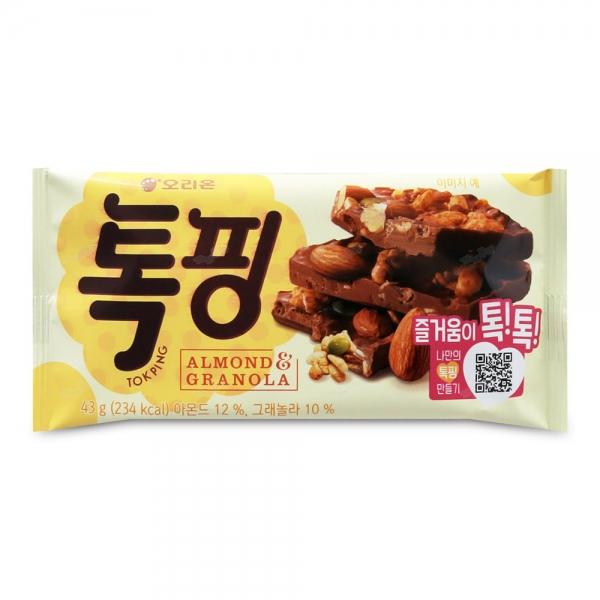 오리온 톡핑 아몬드 그래놀라 43g