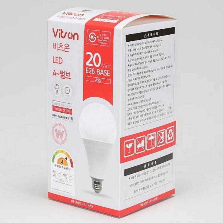 A 벌브 LED 20W 전구 E26 A95