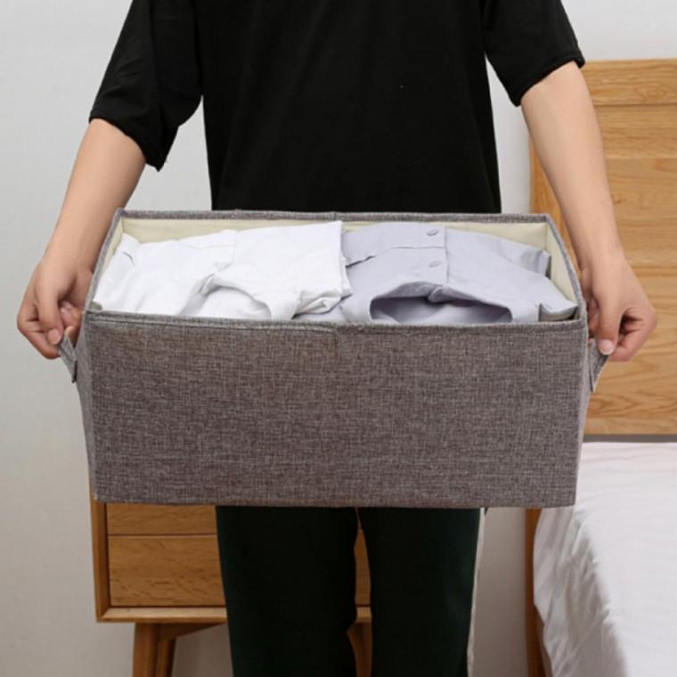 보관함 다용도 정리 수납 패브릭 리빙 박스 폴딩