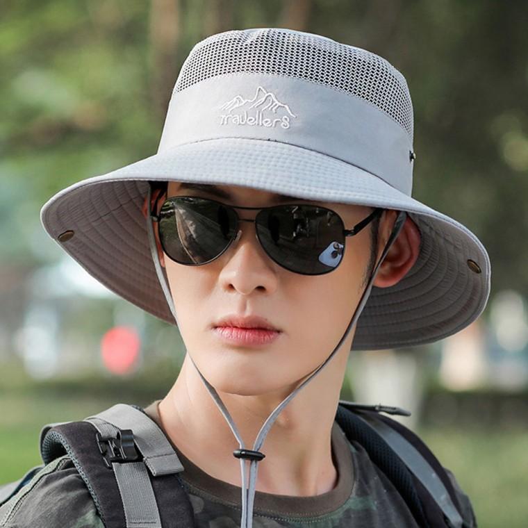 남자 벙거지 패션 등산 낚시 캠핑 모자 메쉬 모자