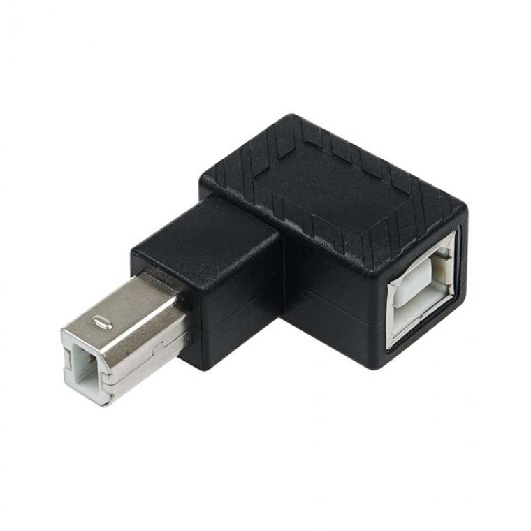 USB 2.0 B타입 연장젠더 MF 상향꺾임