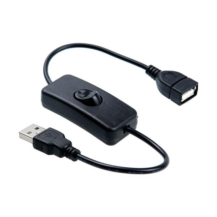 USB 2.0 전원 스위치 케이블 20cm DC 5.5 2.1 온오프형 LED 네온 사인