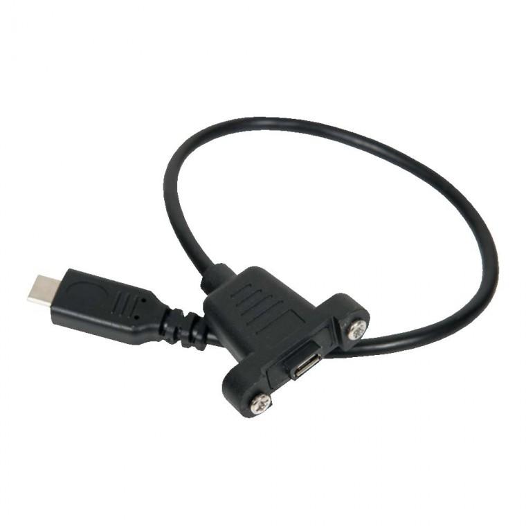 USB 3.1 C타입 포트 케이블 30cm 판넬형 미니 5핀 브라켓 연결