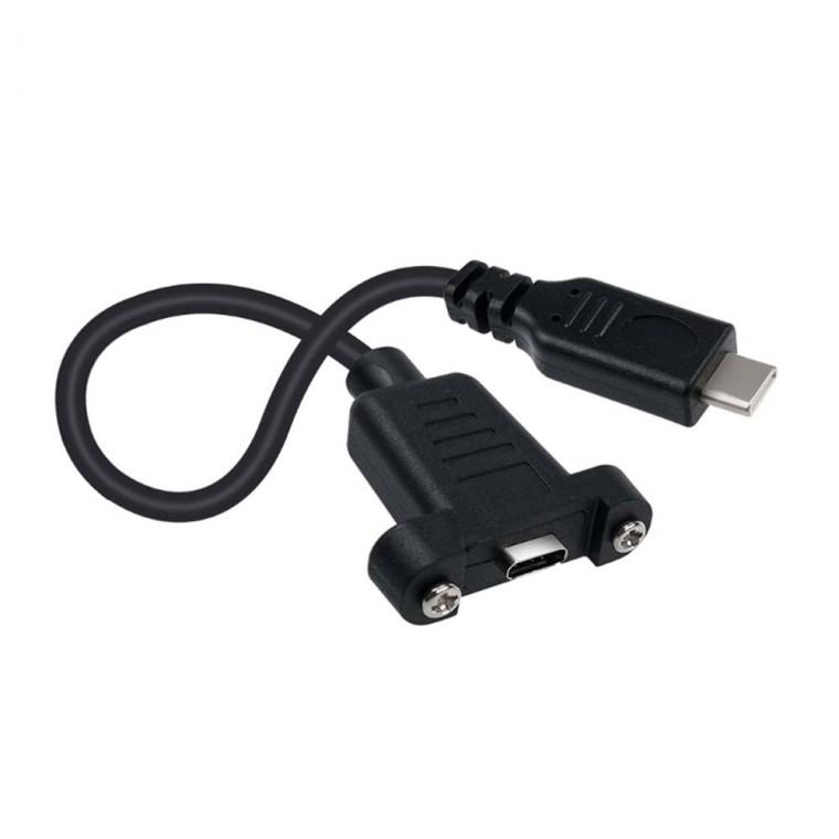 USB 3.1 C타입 연장포트 30cm 판넬형 브라켓 연결용