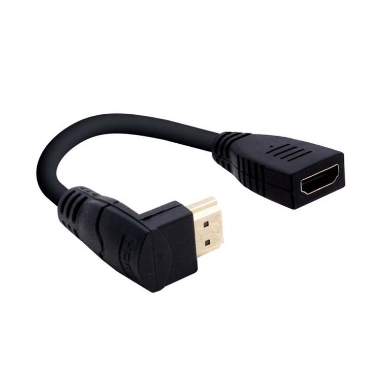 8K 4K HDMI 2.1 연장젠더 케이블 상향꺾임 고화질 입체영상